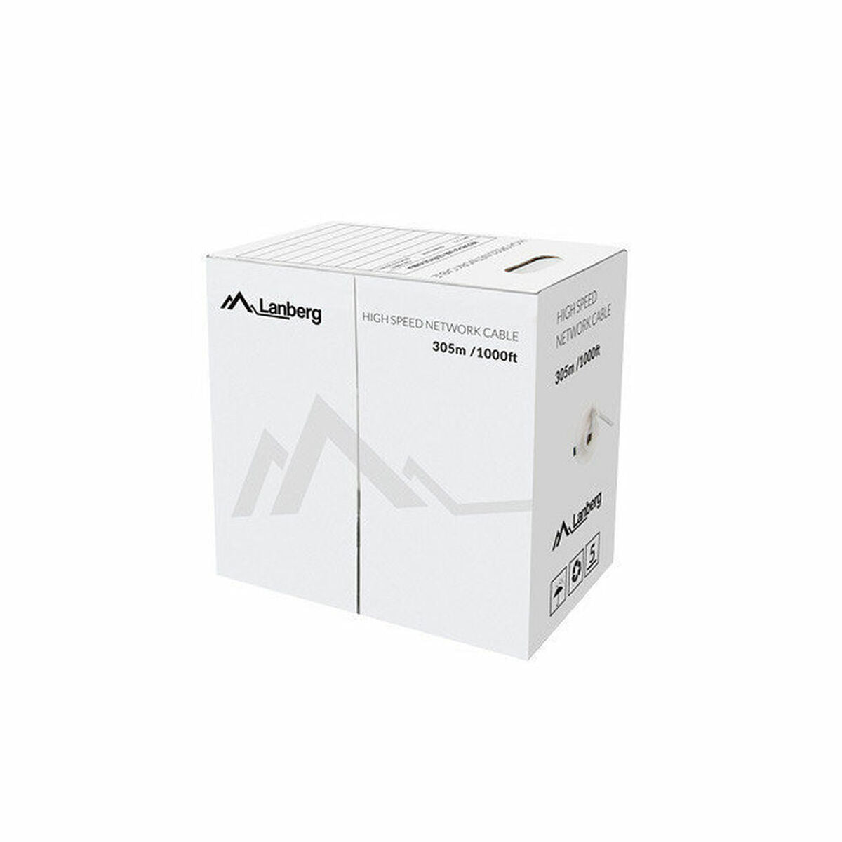 Ethernet LAN Cable Lanberg Red 305 m Ethernet LAN Cable Lanberg Red 305 m