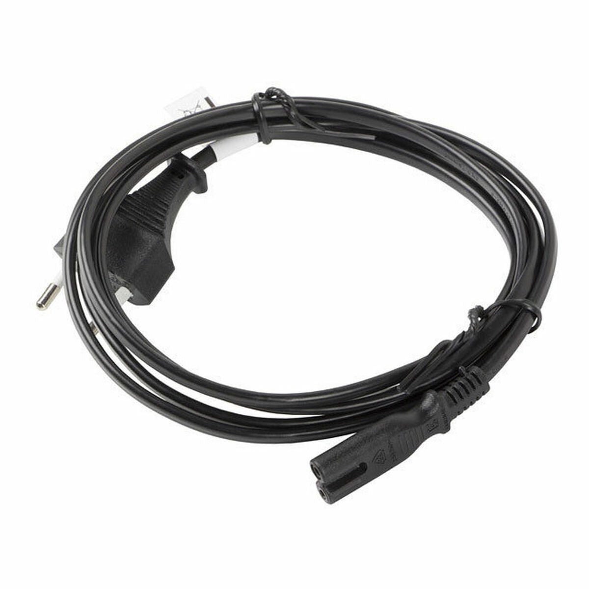 Power Cord Lanberg CEE 7/16 A IEC 320 C7 Power Cord Lanberg CEE 7/16 A IEC 320 C7