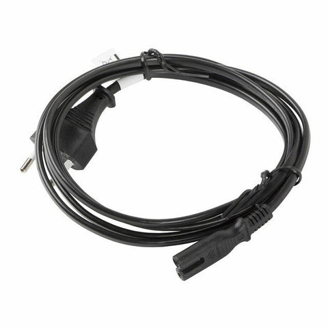 Power Cord Lanberg CEE 7/16 A IEC 320 C7 Power Cord Lanberg CEE 7/16 A IEC 320 C7