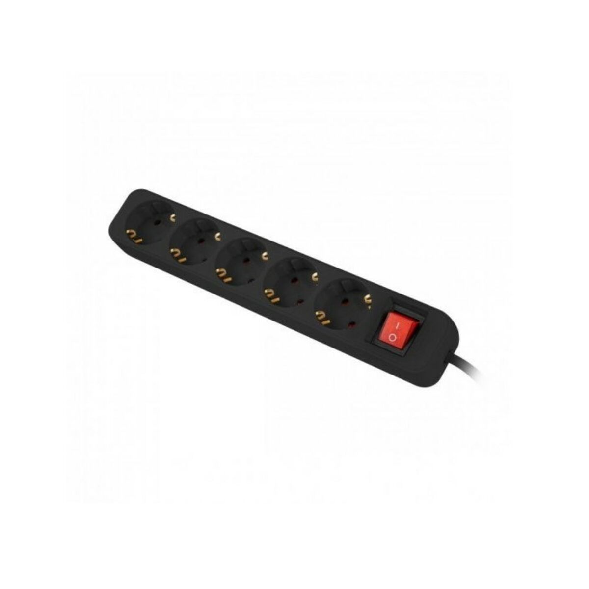 Power Strip - 5 Sockets Schuko Lanberg 1,5 m Black Power Strip - 5 Sockets Schuko Lanberg 1,5 m Black