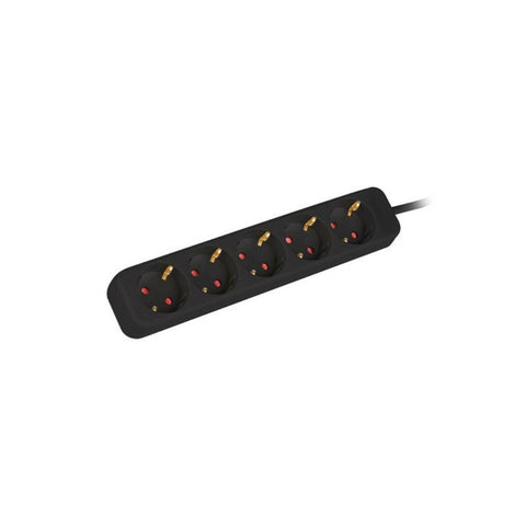 Power Strip - 5 Sockets Schuko Lanberg 3 m Black Power Strip - 5 Sockets Schuko Lanberg 3 m Black