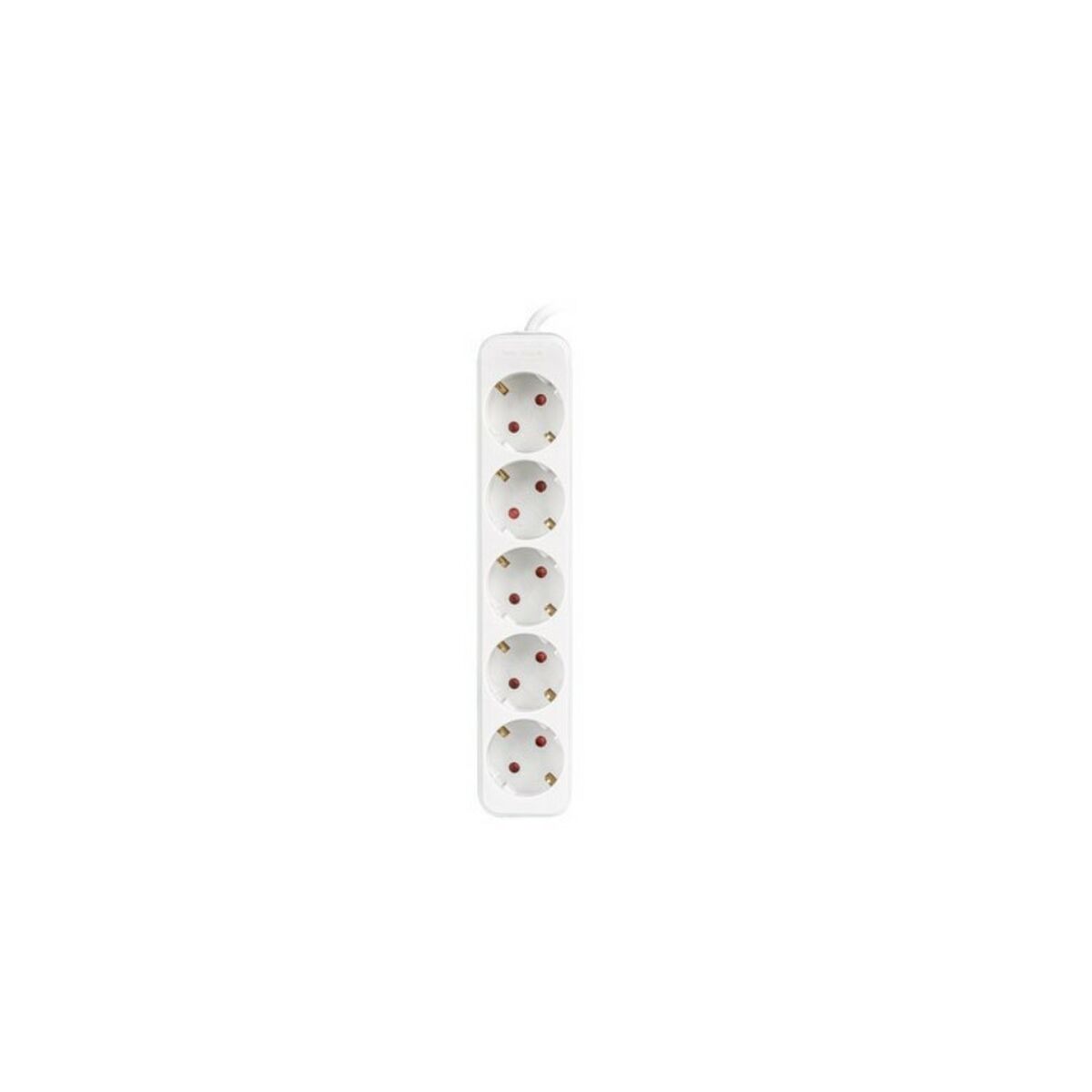 Power Strip - 5 Sockets Schuko Lanberg 2500 W 3 m White Power Strip - 5 Sockets Schuko Lanberg 2500 W 3 m White