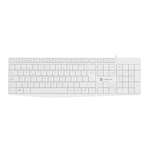 Keyboard Natec NAUTILUS SLIM Spanish Qwerty Keyboard Natec NAUTILUS SLIM Spanish Qwerty