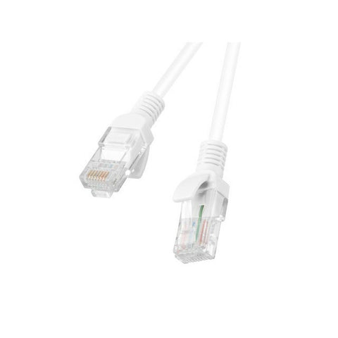 UTP Category 5e Rigid Network Cable Lanberg PCU5-20CC-0100-W White 1 m UTP Category 5e Rigid Network Cable Lanberg PCU5-20CC-0100-W White 1 m