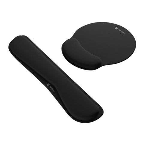 Mouse Mat Natec NPF-2195 Black Mouse Mat Natec NPF-2195 Black