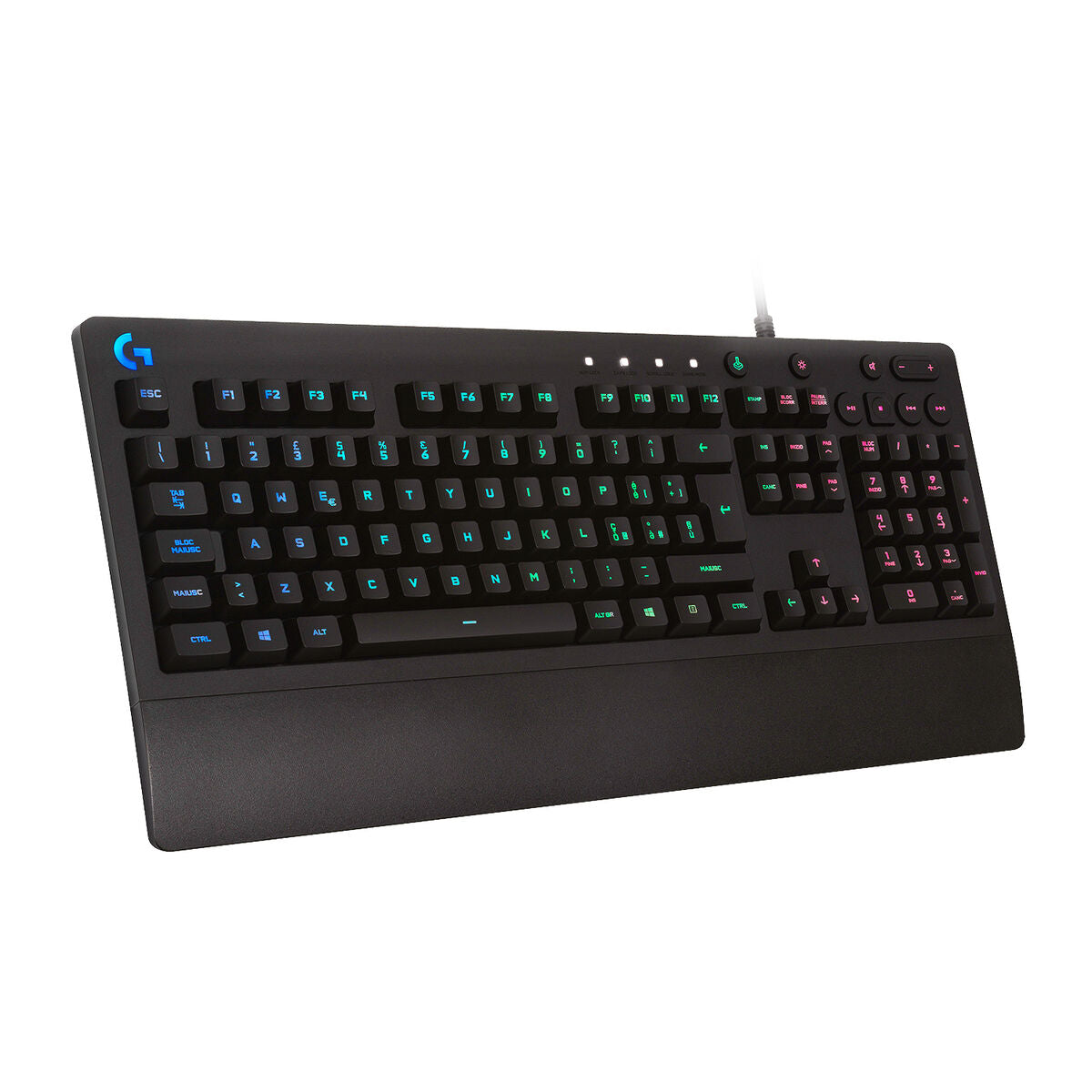 Keyboard Logitech G213 Prodigy Black Spanish Qwerty Keyboard Logitech G213 Prodigy Black Spanish Qwerty