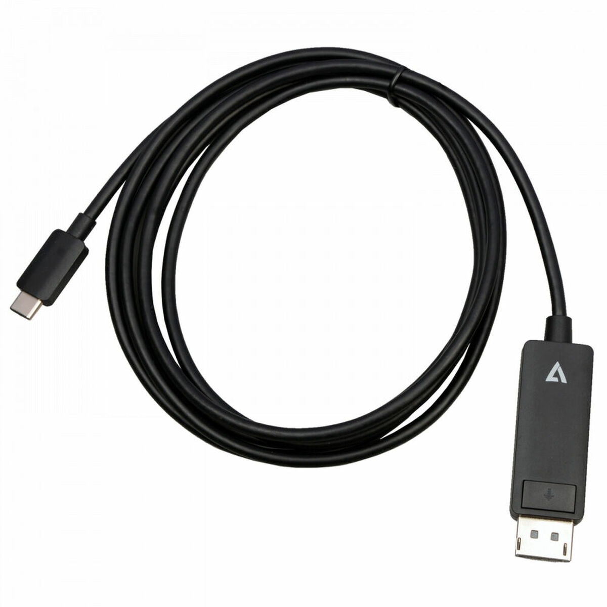 USB-C to DisplayPort Adapter V7 V7USBCDP14-2M Black 2 m 8K Ultra HD USB-C to DisplayPort Adapter V7 V7USBCDP14-2M Black 2 m 8K Ultra HD