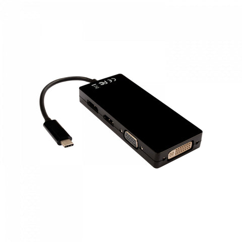 USB Hub V7 V7UC-DPHDVGADVI-BLK Black USB Hub V7 V7UC-DPHDVGADVI-BLK Black