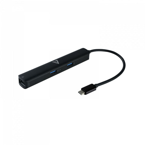 USB Hub V7 UCMINIDOCK-PT Black 100 W USB Hub V7 UCMINIDOCK-PT Black 100 W