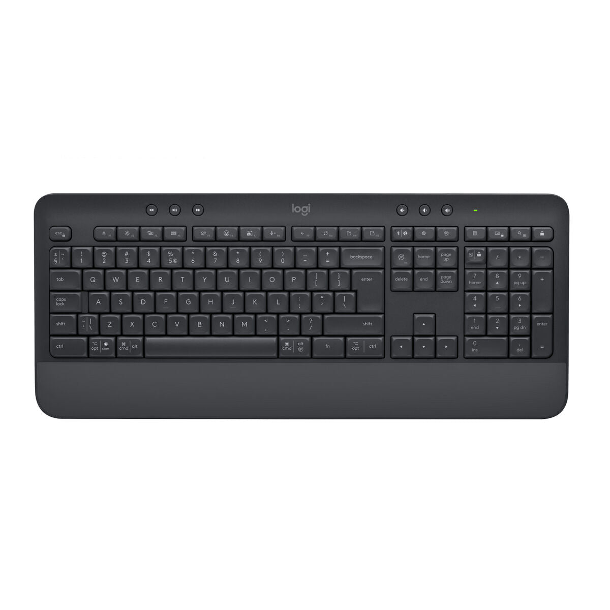 Keyboard Logitech K650 Graphite Spanish Qwerty Qwerty US Keyboard Logitech K650 Graphite Spanish Qwerty Qwerty US