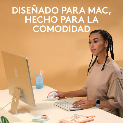 Mouse Logitech Lift for MacmacOS/iPadOS/MacBook Pro/Macbook Bluetooth White Ergonomic Mouse Logitech Lift for MacmacOS/iPadOS/MacBook Pro/Macbook Bluetooth White Ergonomic