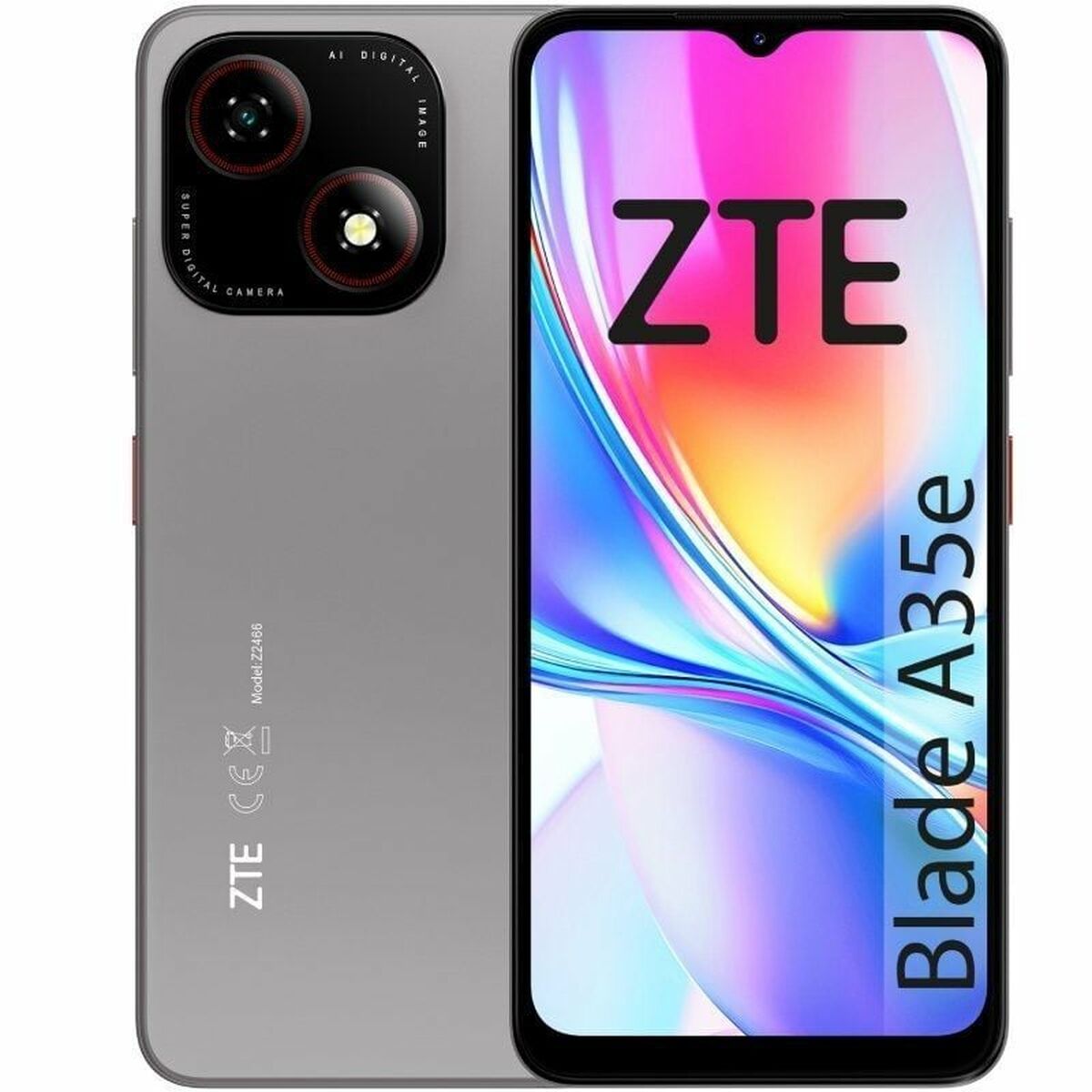 Smartphone ZTE Blade A35E Octa Core 2 GB RAM 32 GB Grey Smartphone ZTE Blade A35E Octa Core 2 GB RAM 32 GB Grey
