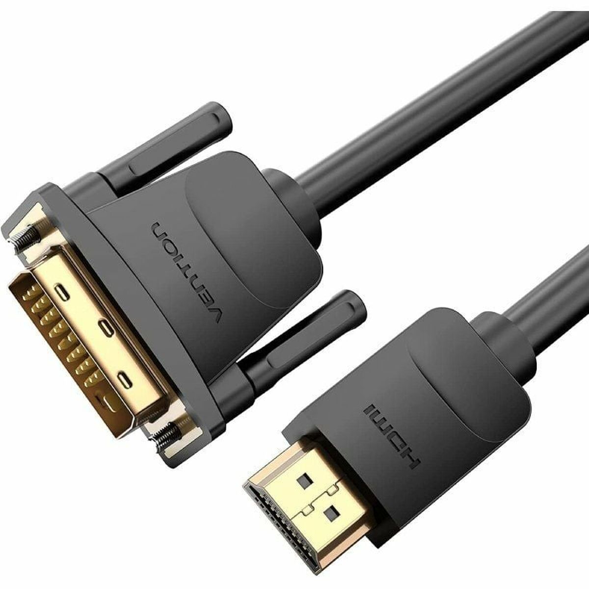 DVI to HDMI Adapter Vention ABFBI Black 3 m DVI to HDMI Adapter Vention ABFBI Black 3 m