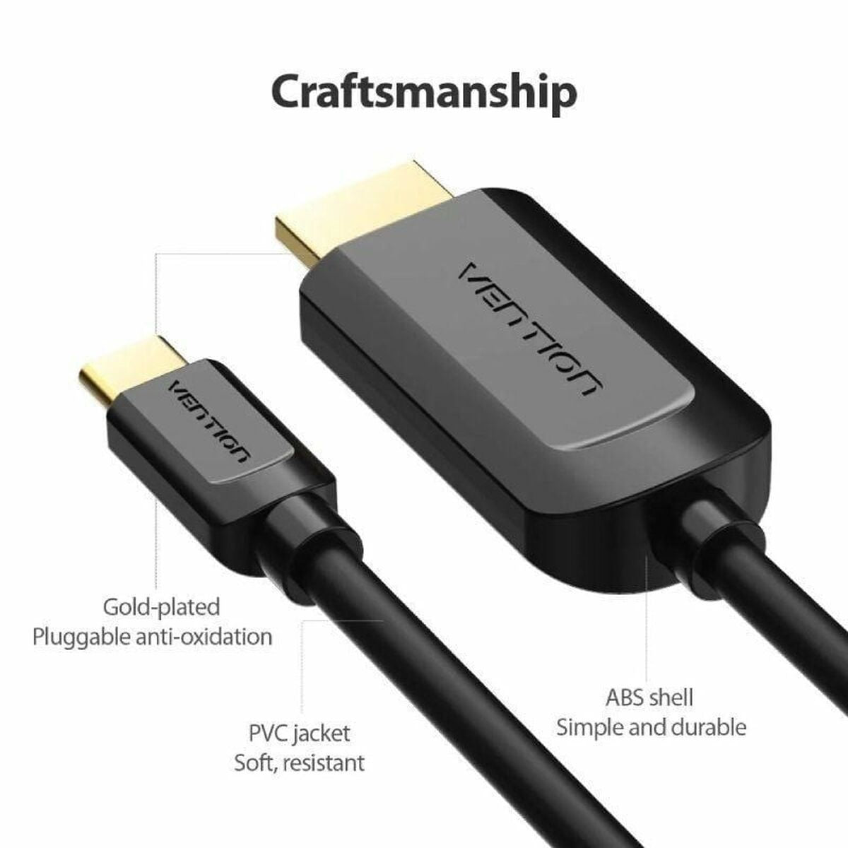 HDMI Cable Vention CGUBF 1 m HDMI Cable Vention CGUBF 1 m