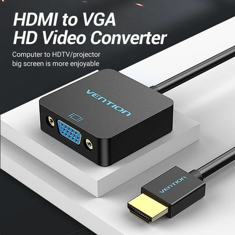 HDMI to VGA Adapter Vention ACPBB 15 cm HDMI to VGA Adapter Vention ACPBB 15 cm