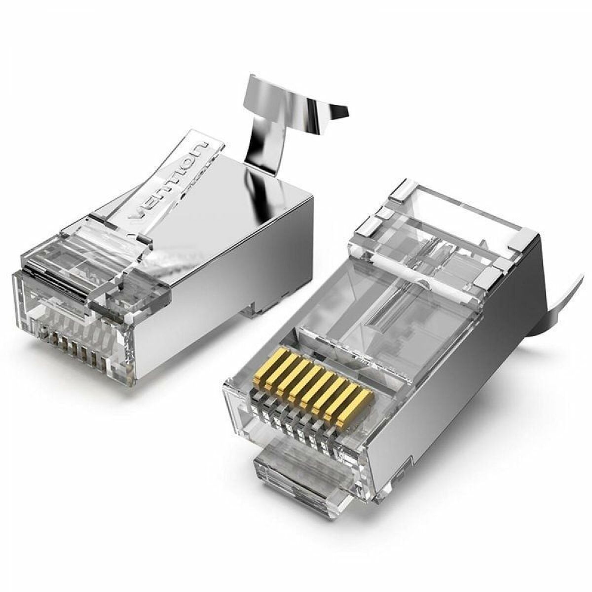 RJ45 Connector Vention IDER0-10 Silver RJ45 Connector Vention IDER0-10 Silver