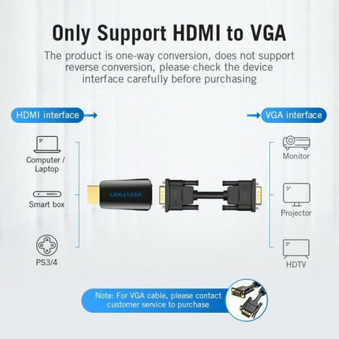 HDMI to VGA Adapter Vention AIDB0 HDMI to VGA Adapter Vention AIDB0
