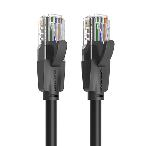 UTP Category 6 Rigid Network Cable Vention IBEBQ Black 20 m UTP Category 6 Rigid Network Cable Vention IBEBQ Black 20 m