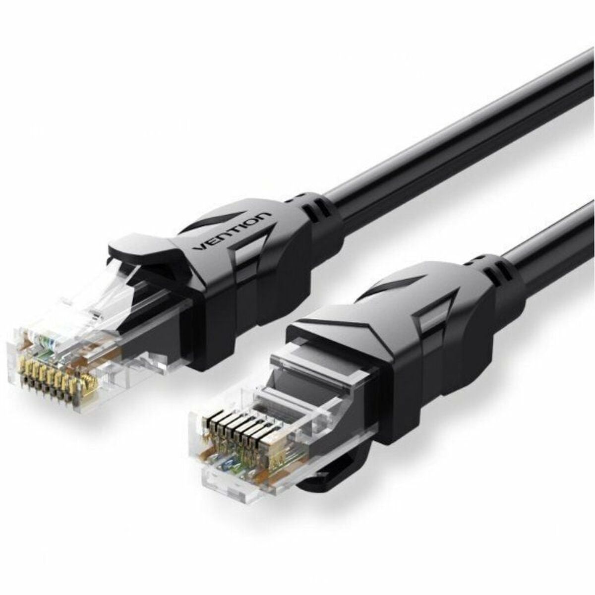 UTP Category 6 Rigid Network Cable Vention IBEBV Black 40 m UTP Category 6 Rigid Network Cable Vention IBEBV Black 40 m