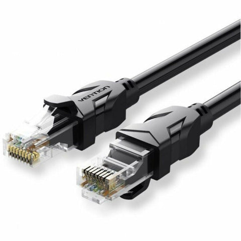 UTP Category 6 Rigid Network Cable Vention IBEBV Black 40 m UTP Category 6 Rigid Network Cable Vention IBEBV Black 40 m