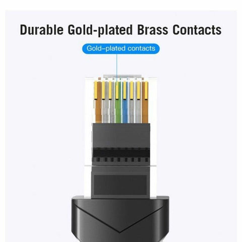 UTP Category 6 Rigid Network Cable Vention IBEBV Black 40 m UTP Category 6 Rigid Network Cable Vention IBEBV Black 40 m