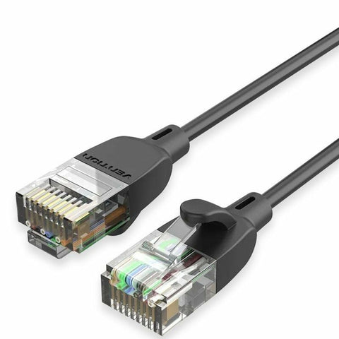 UTP Category 6 Rigid Network Cable Vention IBJBK Black 8 m UTP Category 6 Rigid Network Cable Vention IBJBK Black 8 m