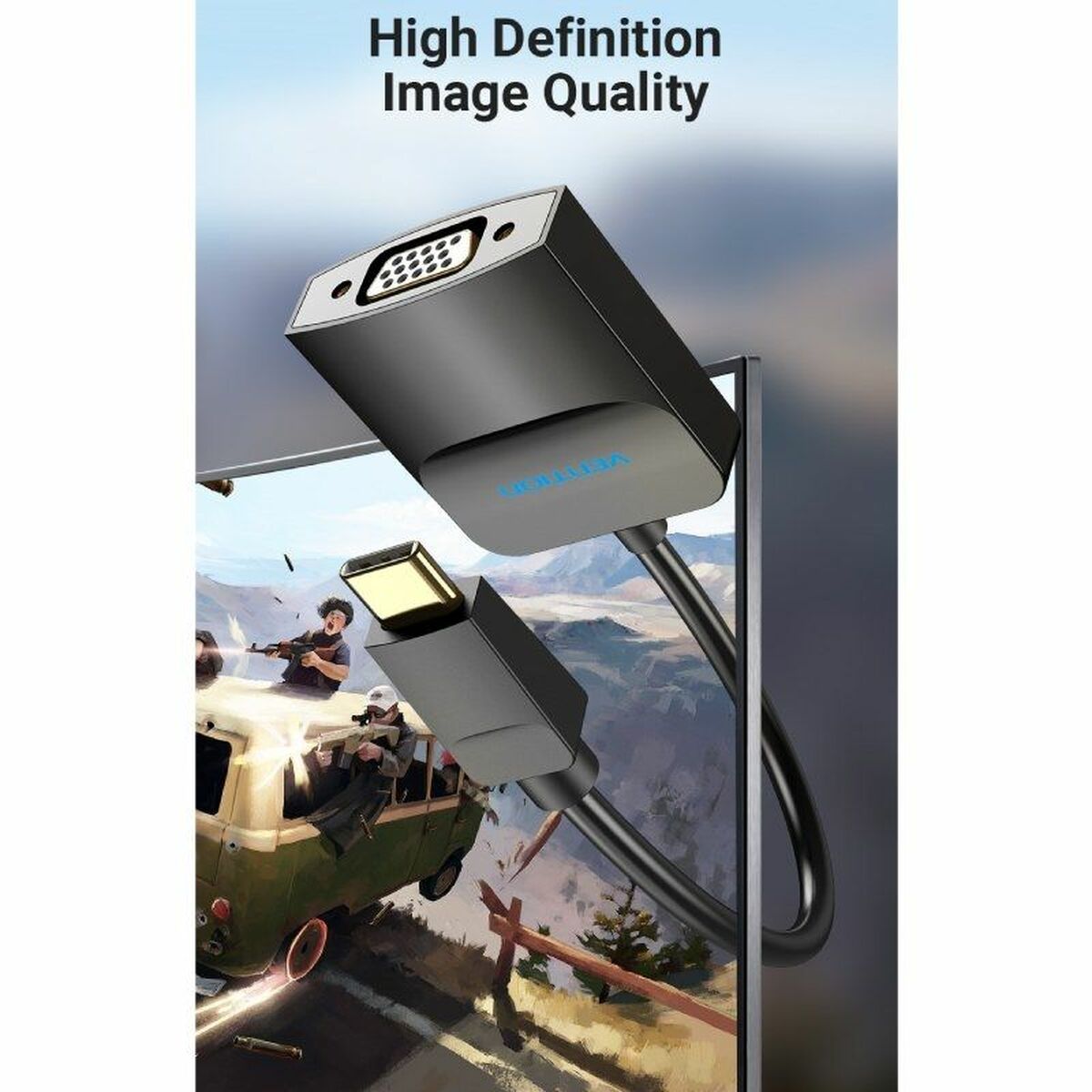 USB to VGA Adapter Vention TDDBB USB to VGA Adapter Vention TDDBB