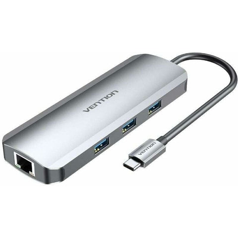 USB Hub Vention TOLHB 100 W Silver USB Hub Vention TOLHB 100 W Silver