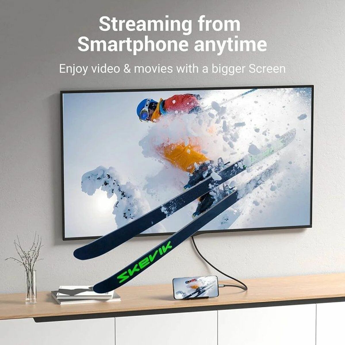 USB-C to HDMI Cable Vention CRBBF 1 m USB-C to HDMI Cable Vention CRBBF 1 m