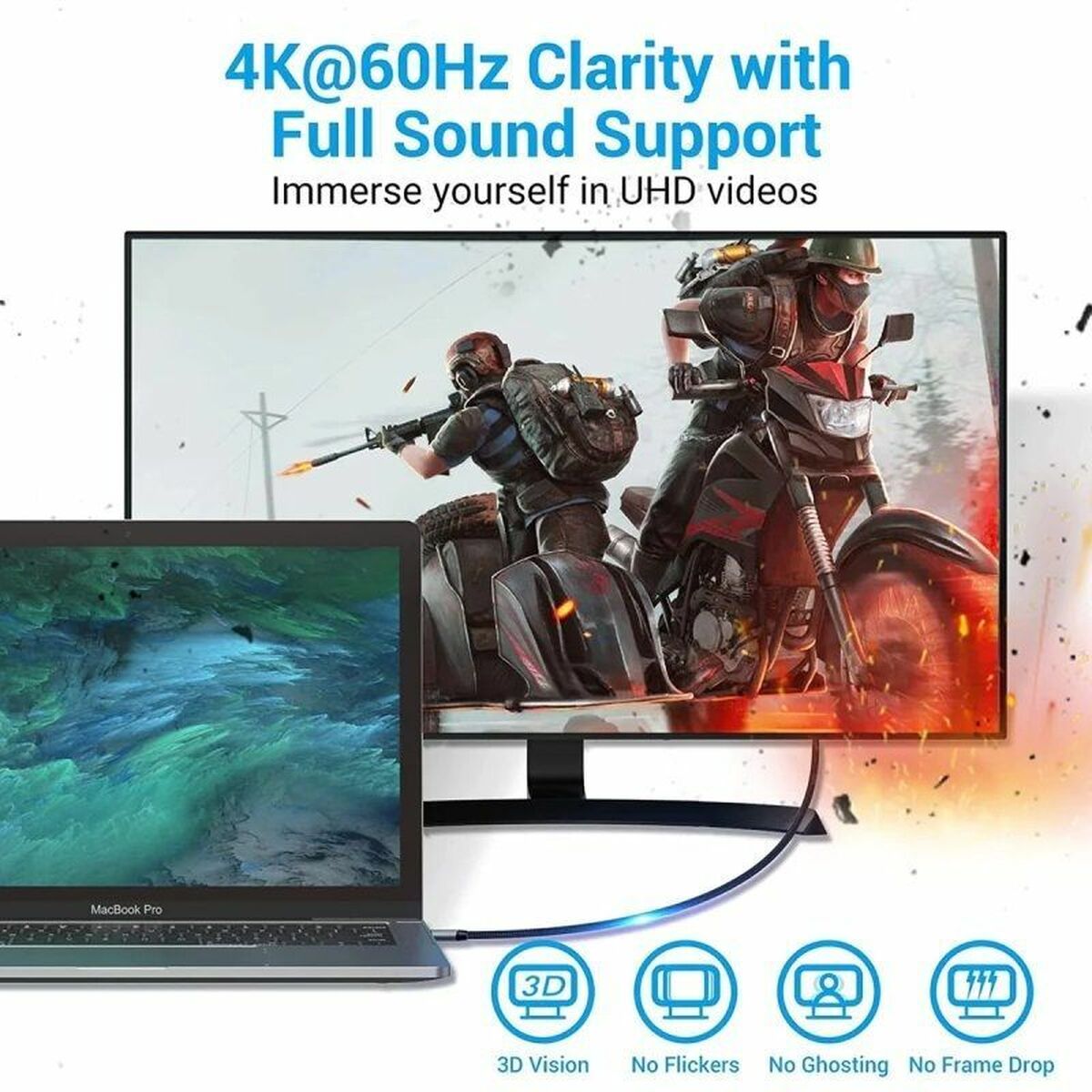 HDMI Cable Vention CRBBH 2 m HDMI Cable Vention CRBBH 2 m