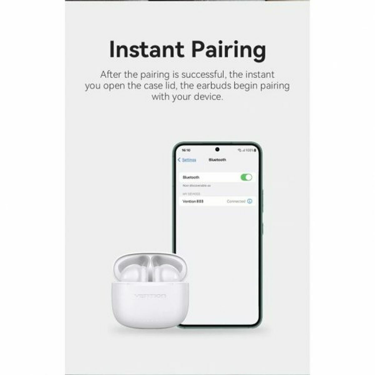 In-ear Bluetooth Headphones Vention NBHP0 In-ear Bluetooth Headphones Vention NBHP0