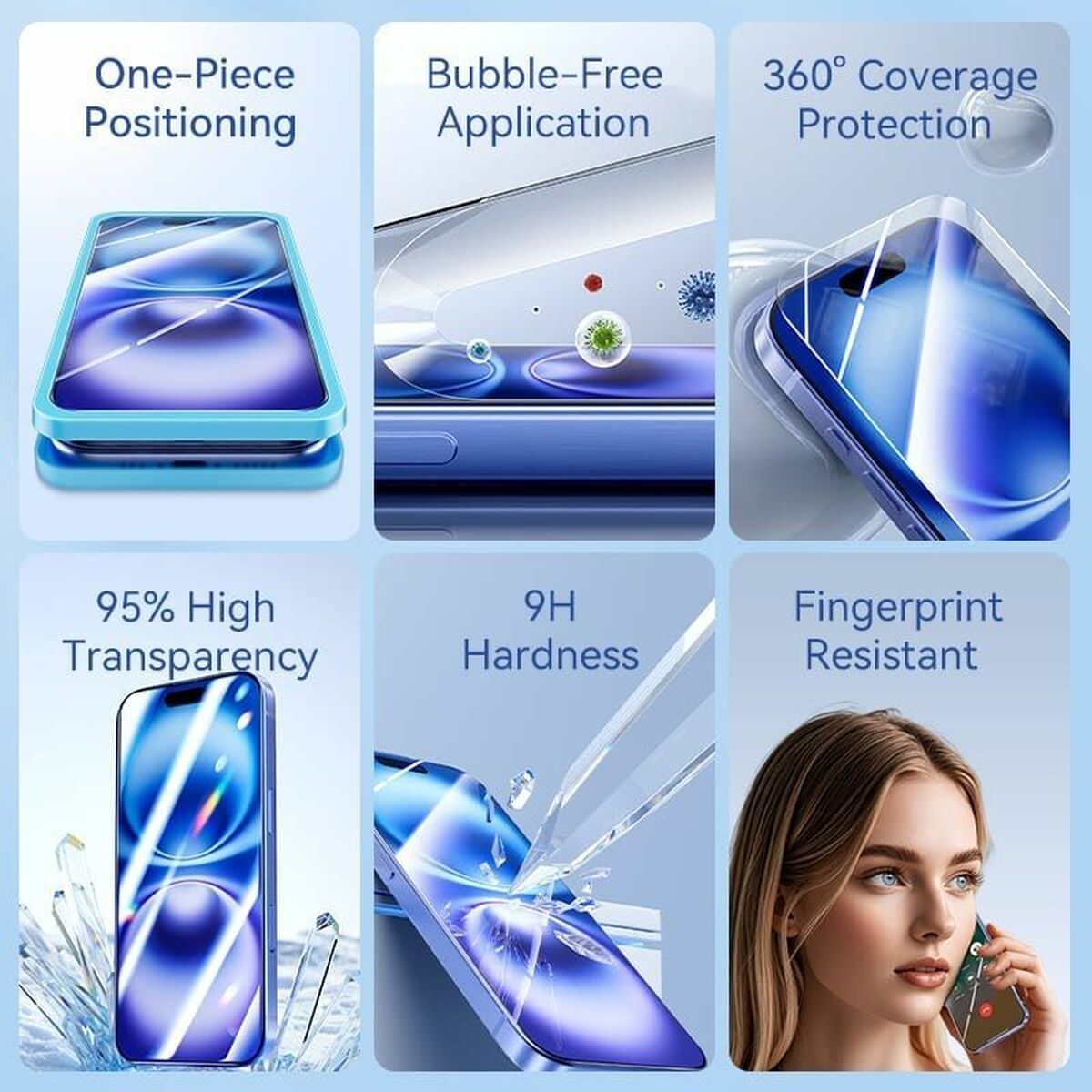 Tempered Glass Mobile Screen Protector Vention KUMTCC-20 Tempered Glass Mobile Screen Protector Vention KUMTCC-20