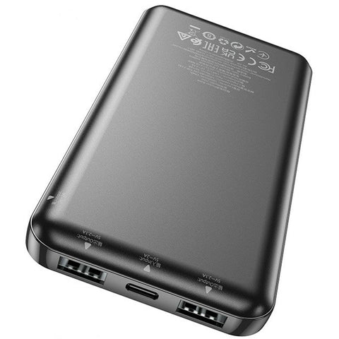 Powerbank Hoco J100 black Black 10000 mAh Powerbank Hoco J100 black Black 10000 mAh
