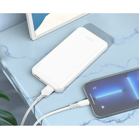 Powerbank Hoco J100 white White 10000 mAh Powerbank Hoco J100 white White 10000 mAh