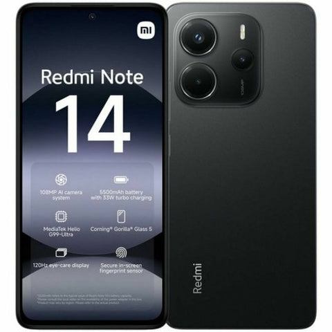 Smartphone Xiaomi Redmi Note 14 HELIO G99 ULTRA 6 GB RAM 128 GB Black 6,67" Smartphone Xiaomi Redmi Note 14 HELIO G99 ULTRA 6 GB RAM 128 GB Black 6,67"