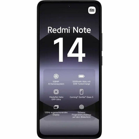 Smartphone Xiaomi Redmi Note 14 Octa Core 6 GB RAM 128 GB Black 6,67" Smartphone Xiaomi Redmi Note 14 Octa Core 6 GB RAM 128 GB Black 6,67"