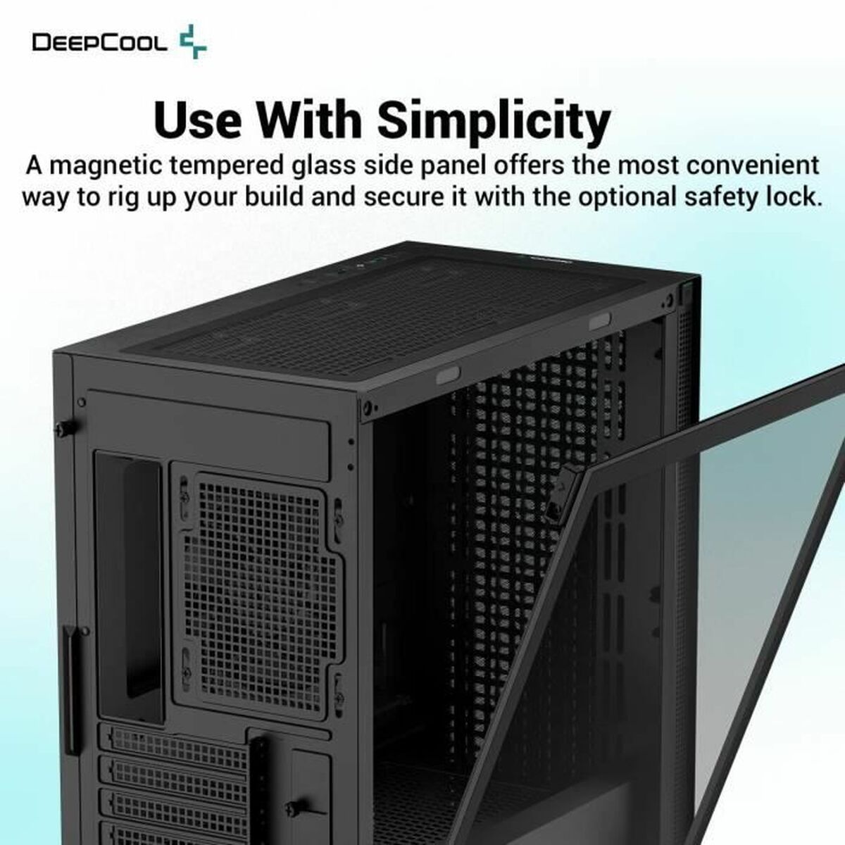 ATX Semi-tower Box DEEPCOOL R-CH370-BKNAM1-G-1 Black ATX Semi-tower Box DEEPCOOL R-CH370-BKNAM1-G-1 Black