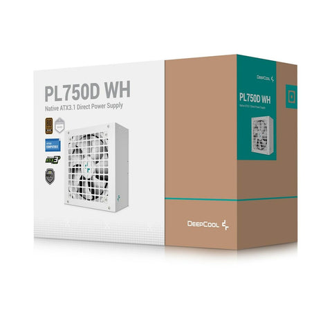 Power supply DEEPCOOL R-PL750D-FC0W-EU-V2 ATX 750 W 80 Plus Bronze RoHS WEEE Power supply DEEPCOOL R-PL750D-FC0W-EU-V2 ATX 750 W 80 Plus Bronze RoHS WEEE
