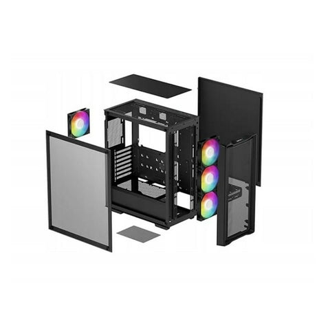 ATX Semi-tower Box DEEPCOOL R-CC560-BKAMA4-G-2 Black Multicolour ATX Semi-tower Box DEEPCOOL R-CC560-BKAMA4-G-2 Black Multicolour