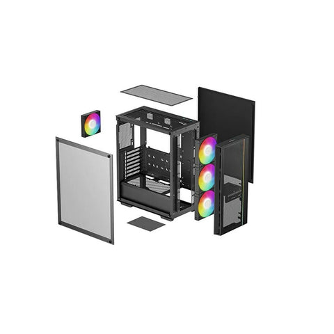 ATX Semi-tower Box DEEPCOOL R-MATREXX55-BCAGA4-G-4 Black ATX Semi-tower Box DEEPCOOL R-MATREXX55-BCAGA4-G-4 Black