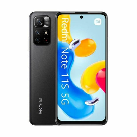 Smartphone Xiaomi Note 11S 5G 6,6" 5G 2400 x 1800 px 6,6" 4 GB RAM 128 GB Black Midnight black 128 GB Smartphone Xiaomi Note 11S 5G 6,6" 5G 2400 x 1800 px 6,6" 4 GB RAM 128 GB Black Midnight black 128 GB
