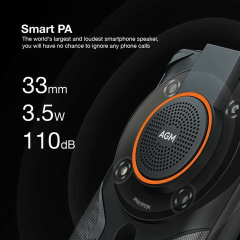 Smartphone AGM Glory SE Black 8 GB RAM 128 GB Smartphone AGM Glory SE Black 8 GB RAM 128 GB