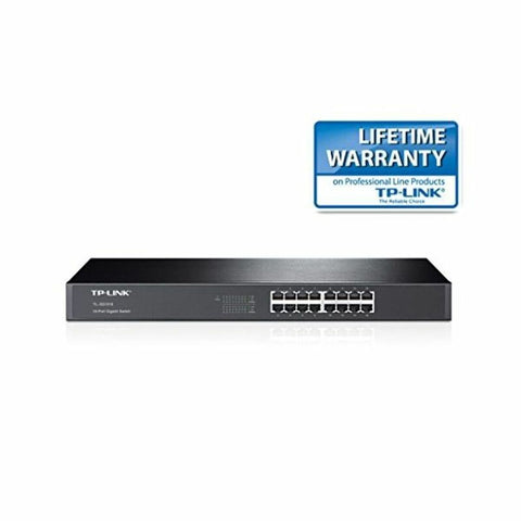 Cabinet Switch TP-Link TL-SG1016 16P Gigabit 19" Cabinet Switch TP-Link TL-SG1016 16P Gigabit 19"