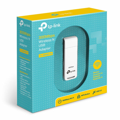 Network Adaptor TP-Link TL-WN821N 300 Mbit/s White Network Adaptor TP-Link TL-WN821N 300 Mbit/s White