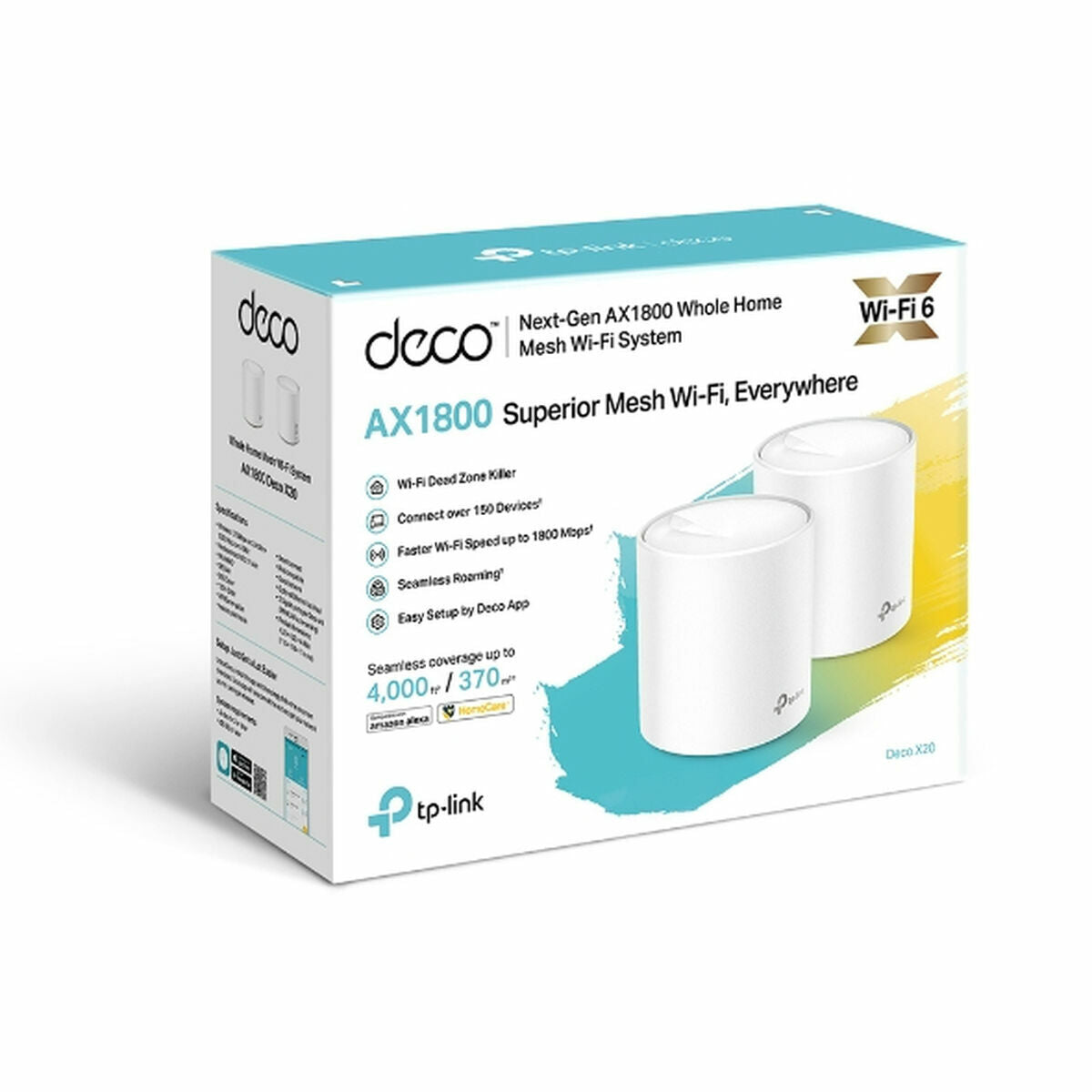 Access point TP-Link DECOX20-PK2 1200 Mbps Mesh Access point TP-Link DECOX20-PK2 1200 Mbps Mesh