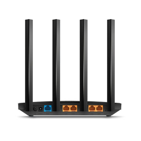 Router TP-Link Archer C6U Black USB USB 2.0 RJ45 Ethernet LAN Wi-Fi 5 GHz Router TP-Link Archer C6U Black USB USB 2.0 RJ45 Ethernet LAN Wi-Fi 5 GHz