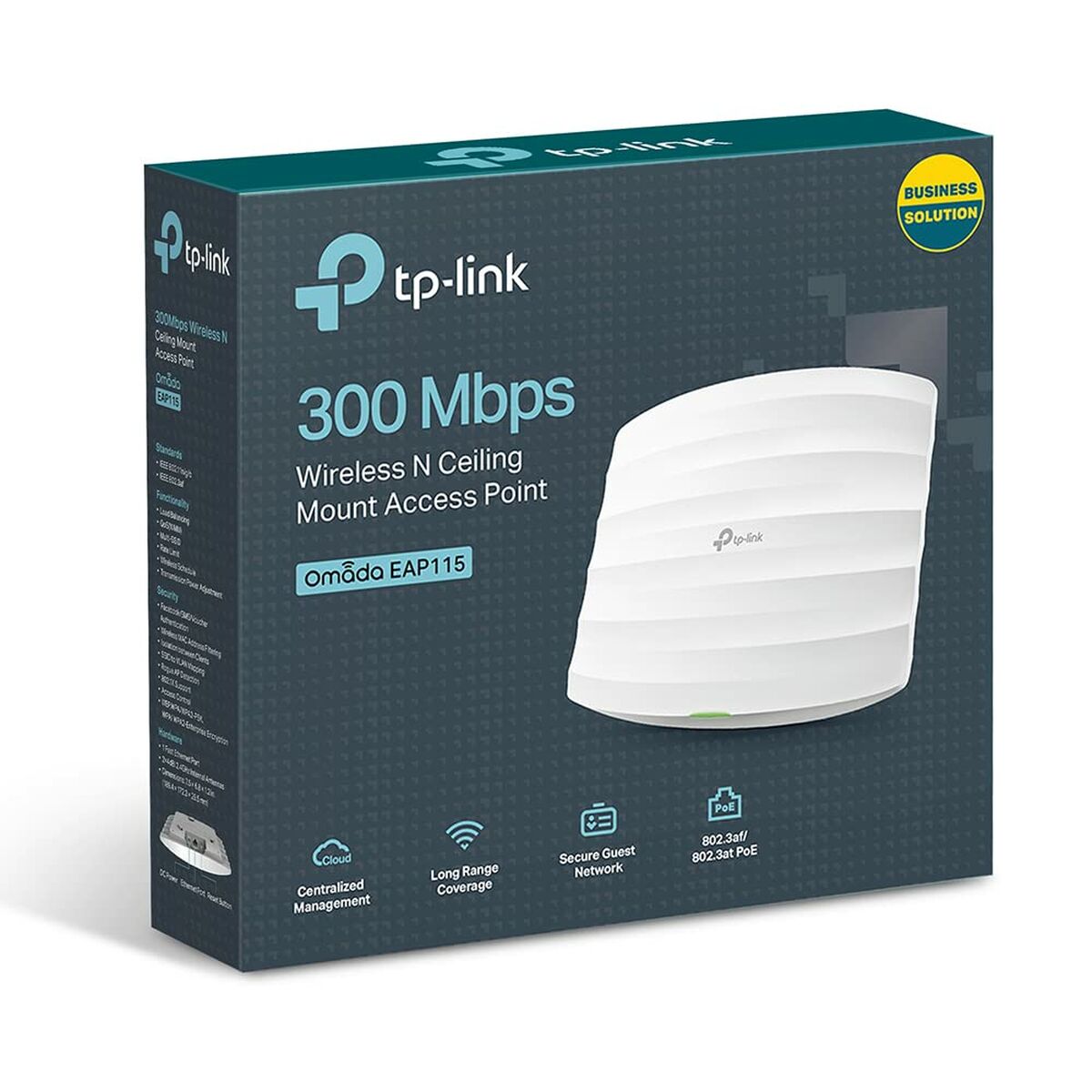 Access point TP-Link EAP115 White Black 300 Mbit/s Access point TP-Link EAP115 White Black 300 Mbit/s