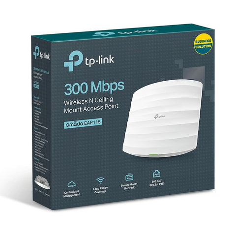 Access point TP-Link EAP115 White Black 300 Mbit/s Access point TP-Link EAP115 White Black 300 Mbit/s