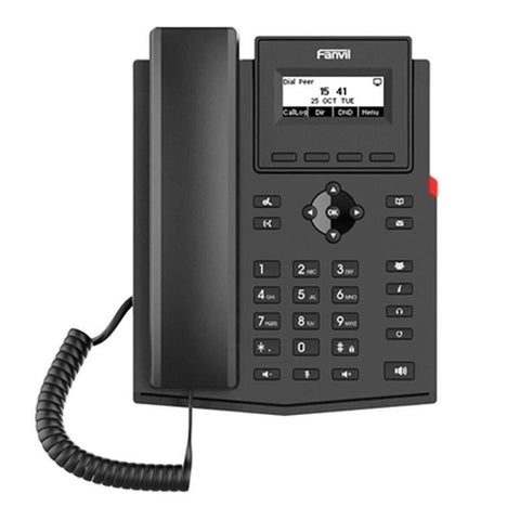 Landline Telephone Fanvil X301W Black Landline Telephone Fanvil X301W Black
