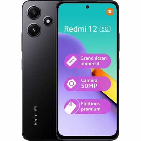 Smartphone Xiaomi REDMI 12 5G 4-128 BK 6,8" 4 GB RAM 128 GB Black Smartphone Xiaomi REDMI 12 5G 4-128 BK 6,8" 4 GB RAM 128 GB Black